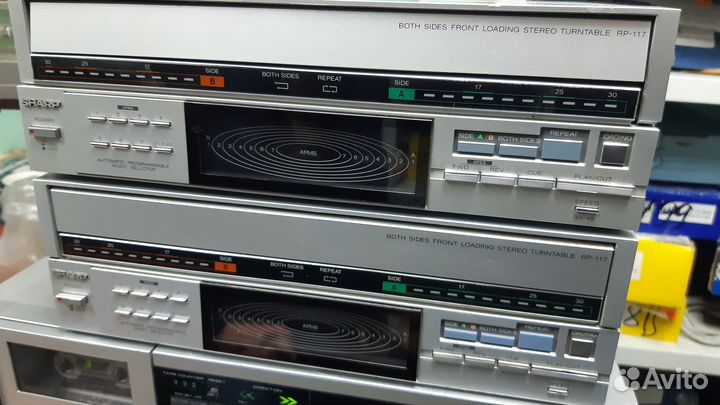 Виниловый проигрыватель sharp rp-117