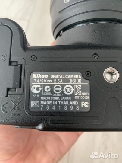 Зеркальный фотоаппарат Nikon d3100