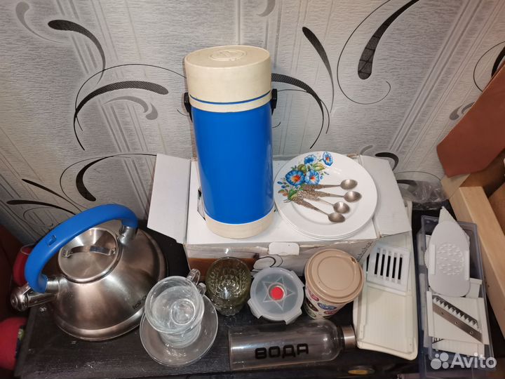 Кухонный инвентарь, посуда разная, для туризма