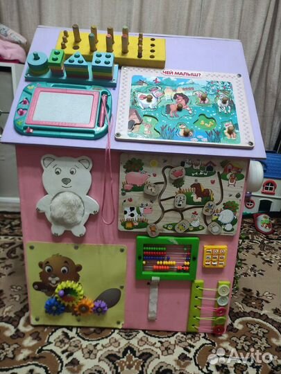 Бизиборд домик большой