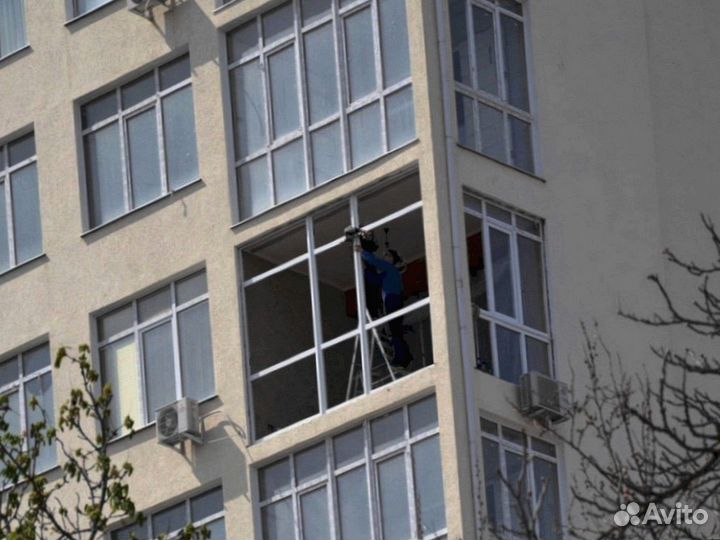 Балконные окна алюминиевые раздвижные