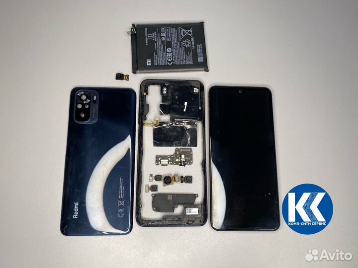 Xiaomi Redmi Note 10 в разборе