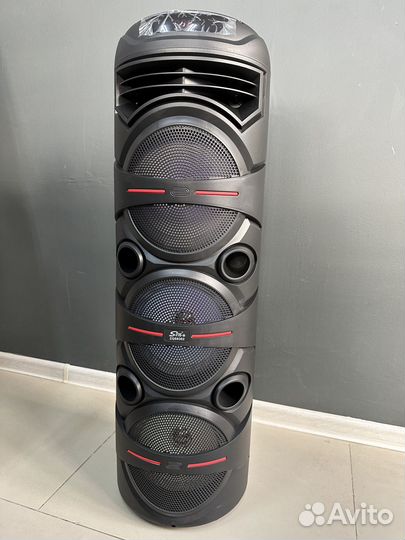 Огромная блютуз колонка с беспроводным микрофоном