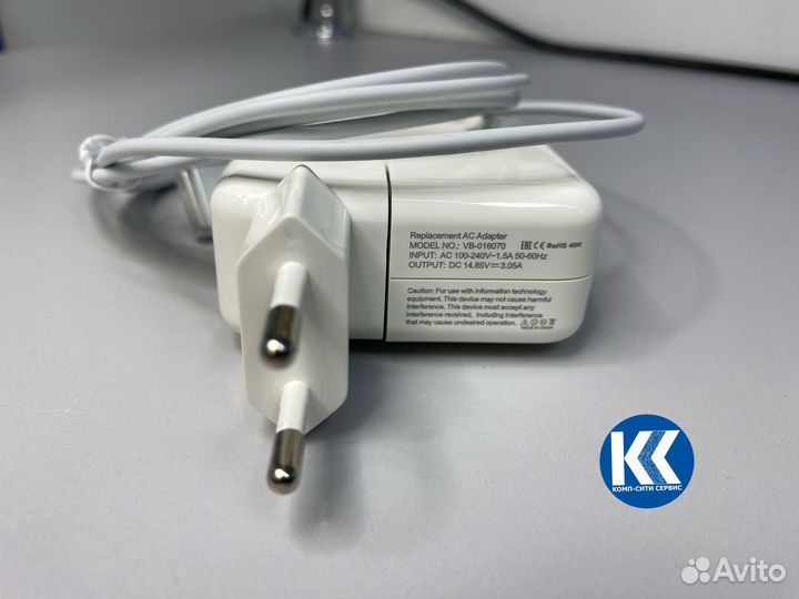 Зарядка Apple MacBook MagSafe 2 14.85V 3.05A 45W