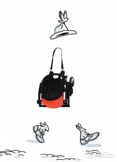 Коляска прогулочная babyzen yoyo red прокат