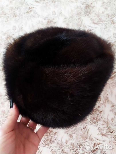 Шапка норковая женская