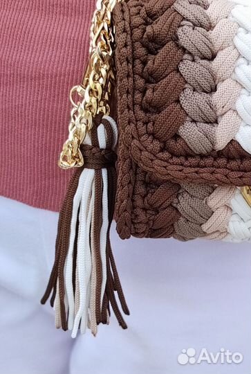 Сумка вязанная