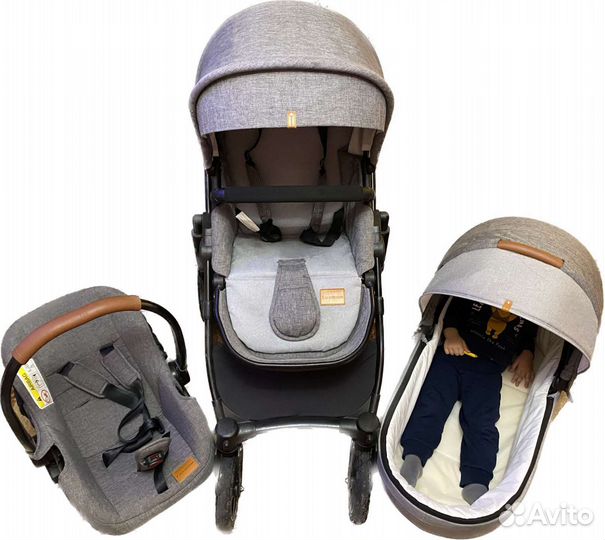 Коляска luxmom 3 в 1