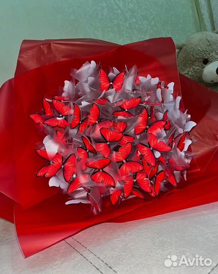 Букет с бабочками