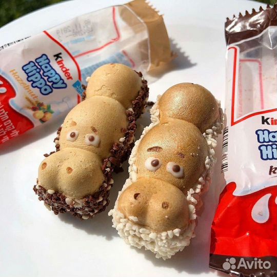 Kinder Happy Hippo бегемотики