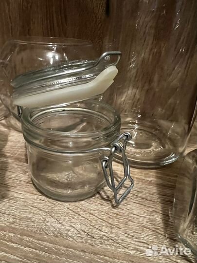 Стеклянная посуда лимонадница банки бутылки чайник