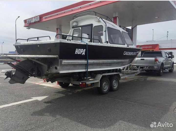 Перевозка катера лодки