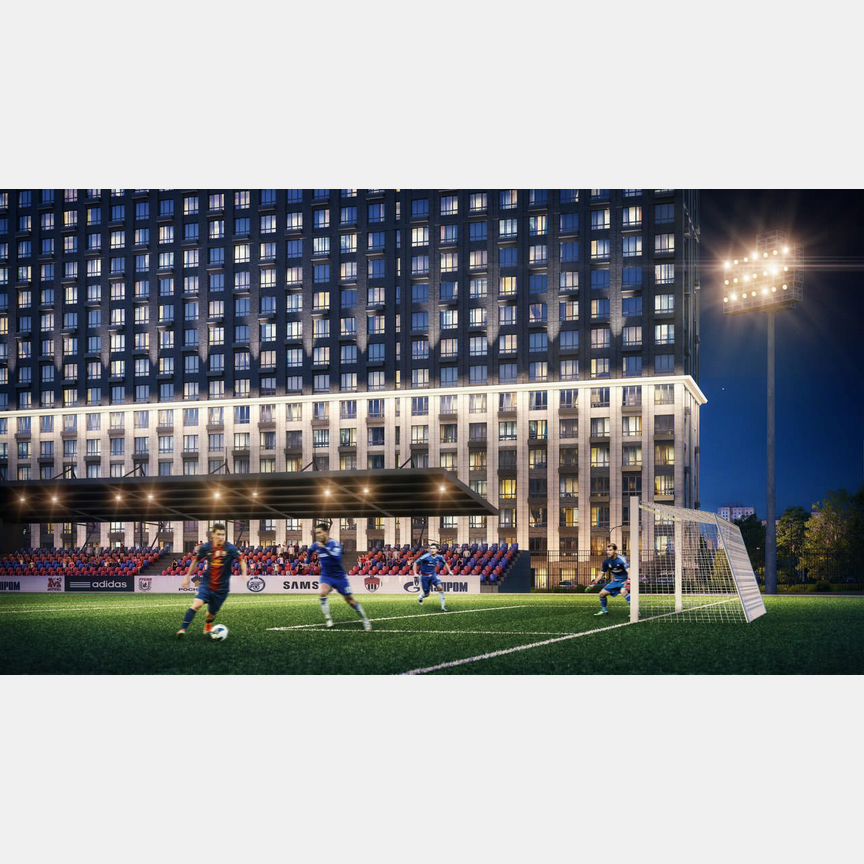 1-к. квартира, 36 м², 16/25 эт.