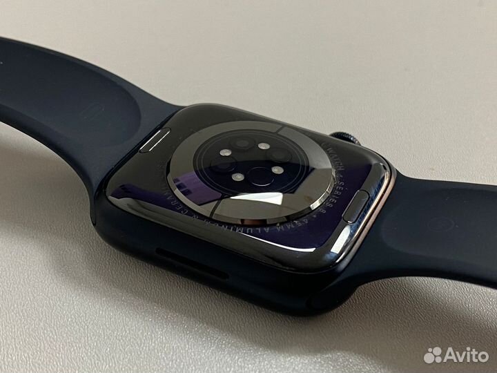 Apple Watch Series 8 45 мм midnight Sport Band