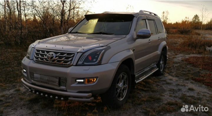 Противотуманные фары линзы Toyota Prado 120