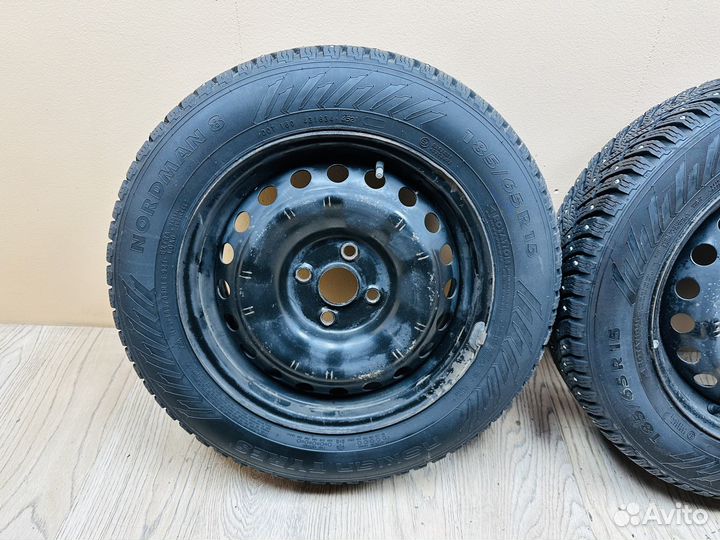 Комплект колес R15 Hyundai Solaris 2 Kia Rio 4