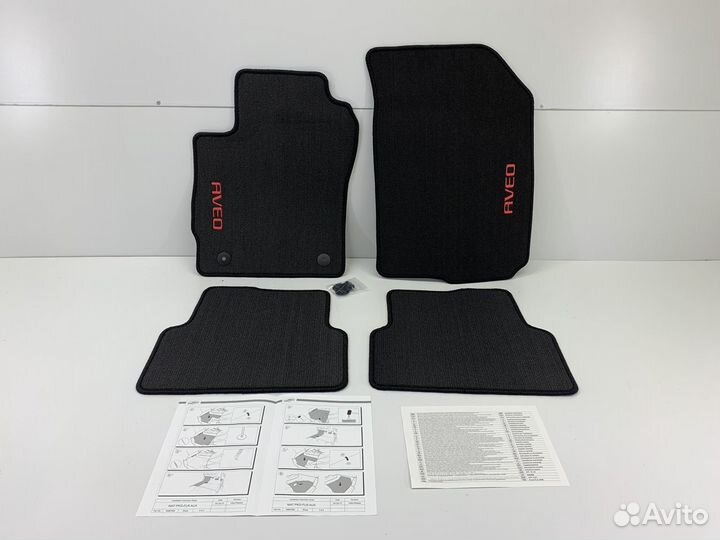 Коврики салонные Велюр chevrolet aveo T300