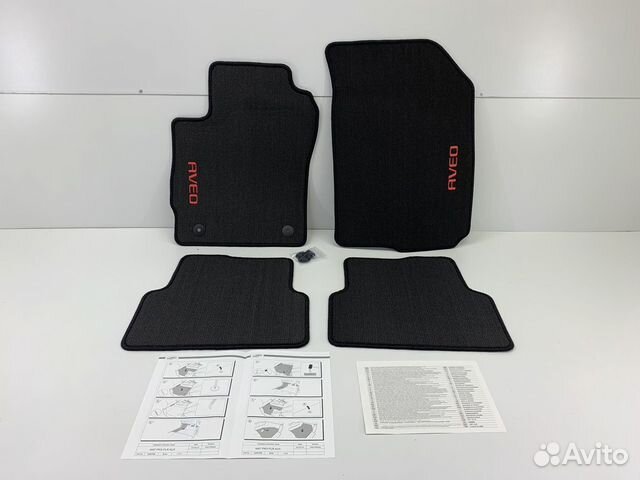 Коврики салонные Велюр chevrolet aveo T300