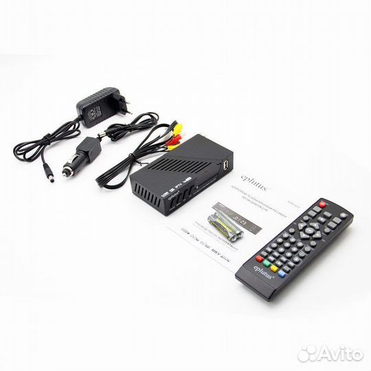 Автомобильный Цифровой HD TV-тюнер DVB-T2 Eplutus