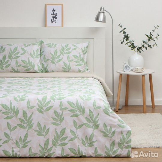 Постельное бельё LoveLife евро 'Листики', 200х217с