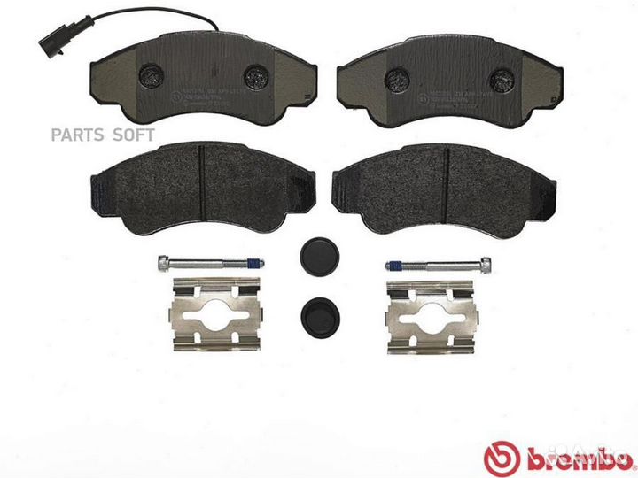 Brembo P23092 Колодки peugeot boxer platform/chass