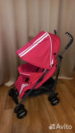 Коляска hoco Birdie Cherry stripes