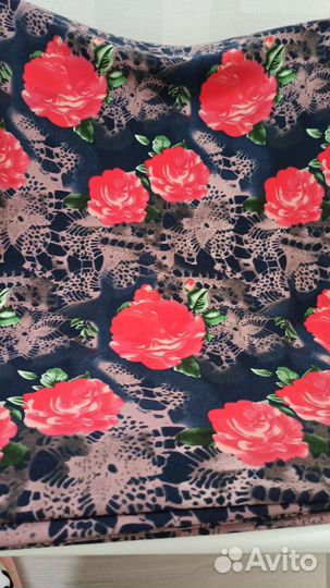 Лоскут весовой плательный трикотаж