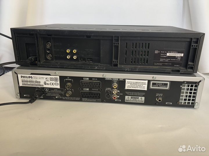 Видеомагнитофон и DVD рекордер