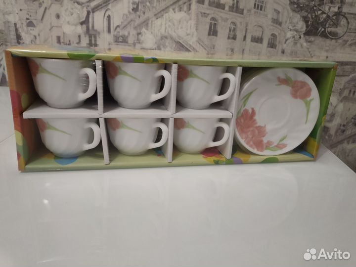 Набор кружек и чашек на 6 персон