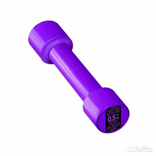 Гантеля 0.5 кг спортивная детская тренировочная