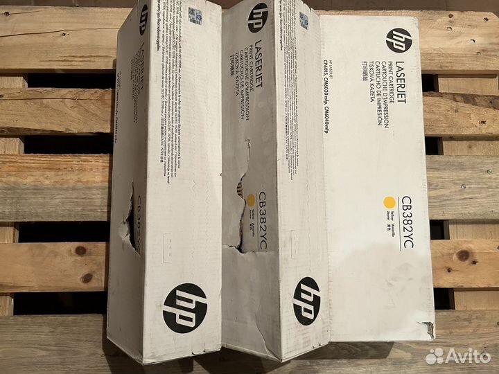 Оригинальные картриджи HP CB382YC