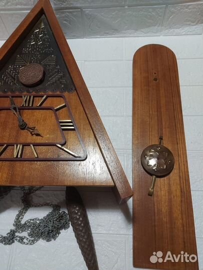 Часы кукушка треугольные СССР