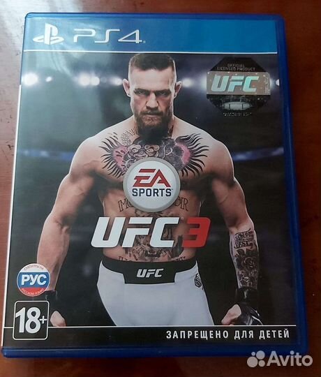 Игра UFC3 для приставок ps4