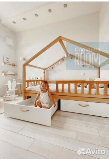 Новая детская кровать домик