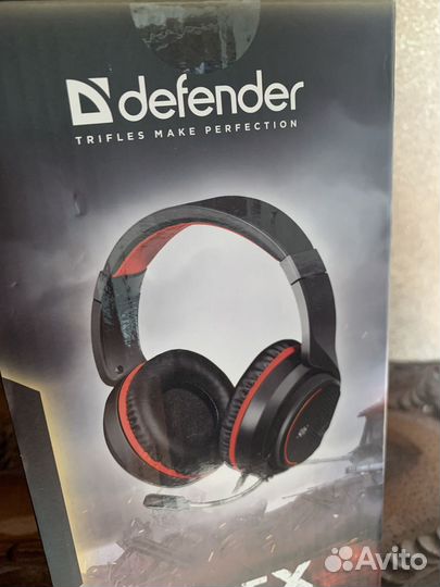 Наушники defender с микрофоном новые