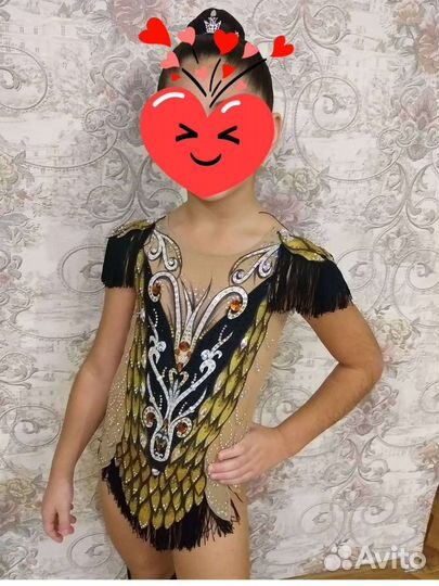 Купальник для художественной гимнастики 128-134р