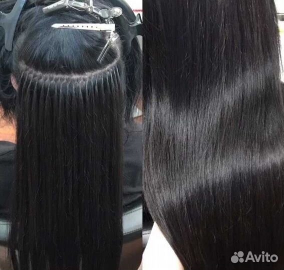 Наращивание волос биопротеин