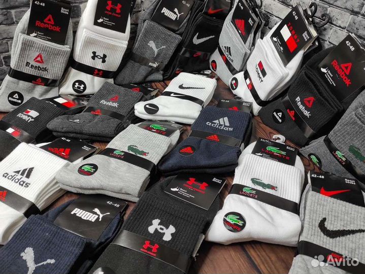 Носки Nike Adidas Puma Reebok качество