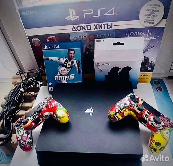 Sony playstation 4 slim/Fifa23,NHL23,UFC4