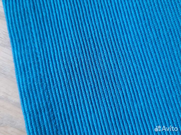 Дорожка/салфетка бирюзовая, хлопок 125*34. Гобелен