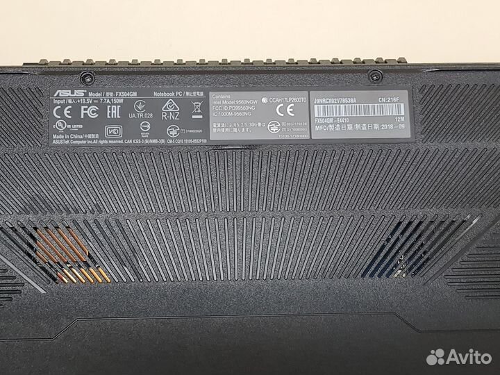 Игровой ноутбук i7-8750 /8Gb /GTX1060 6Gb/SSD/ремо