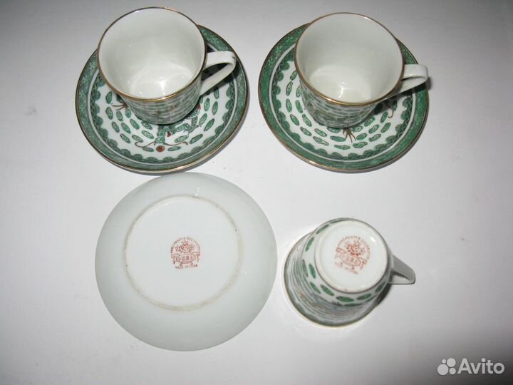 Кофейный набор Китай фарфор новый
