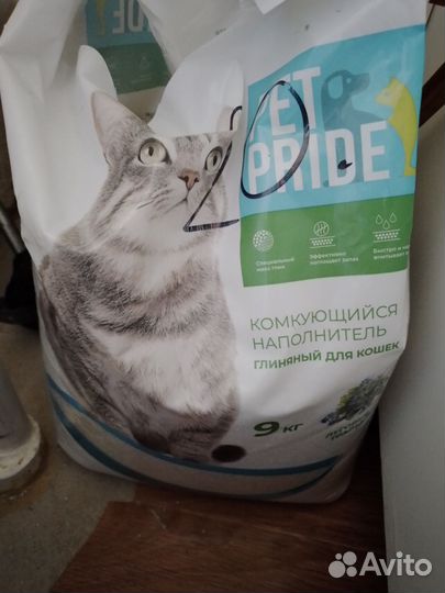 Кошачий наполнитель комкующийся