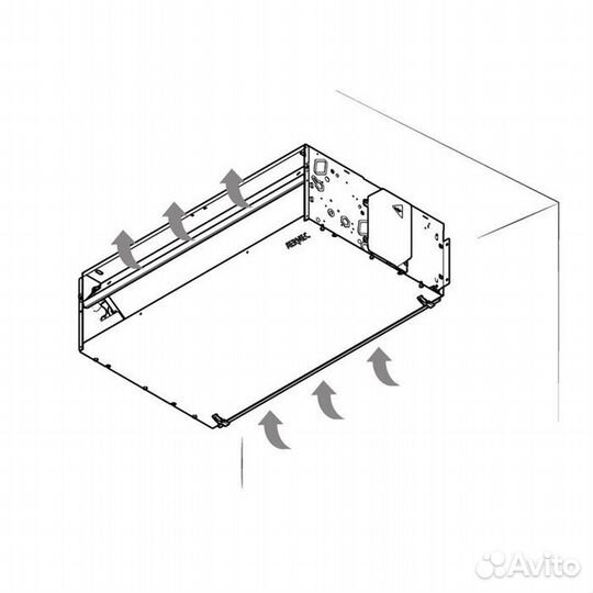 Канальный фанкойл 4-4,9 кВт Aermec FCX 50 PO