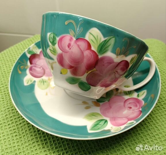 Чайный сервиз Дулево розы