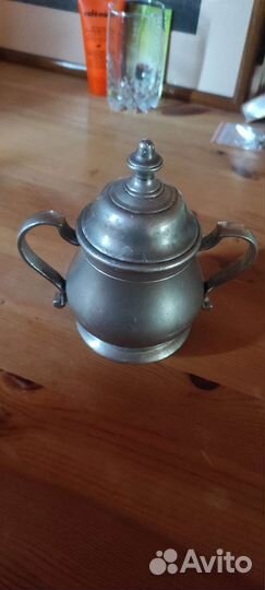 Сахарница и Маслёнка антиквариат итальянская