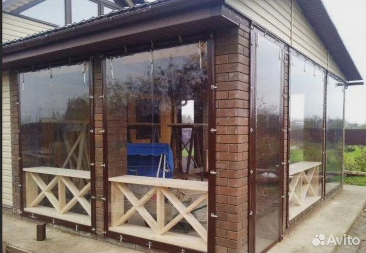 Мягкие окна для вашей беседки