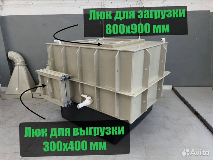 Емкость для перевозки рыбы 1.5 куба неутепленная