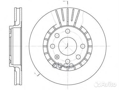 Диск тормозной 617810 Road house
