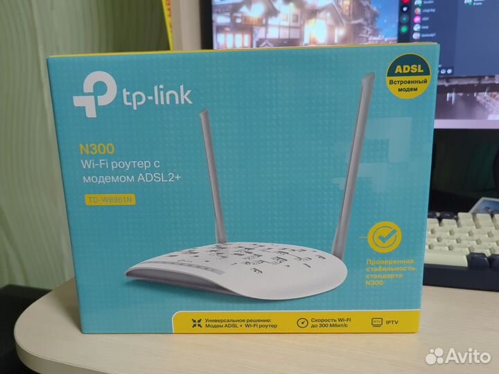 Wifi роутер tp-link TD-W8961N adsl2+